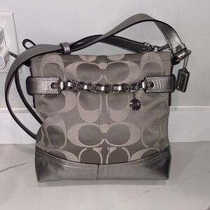 Coach Signature Sateen Convertible Crossbody bag